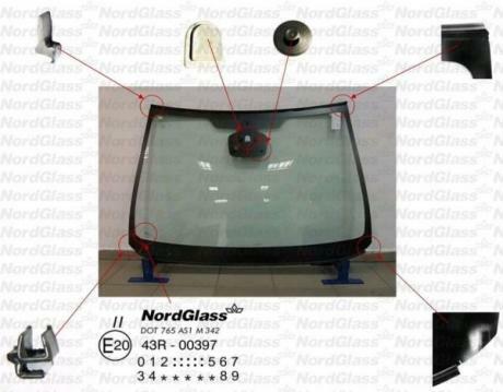 NordGlass Польша - производитель автостекла, каталог лобовых стекол и цены в Москве